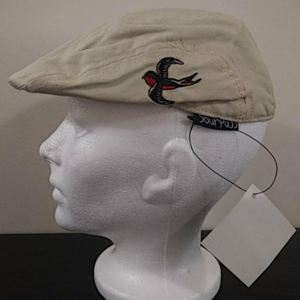 Infant sourpuss newsboy cap